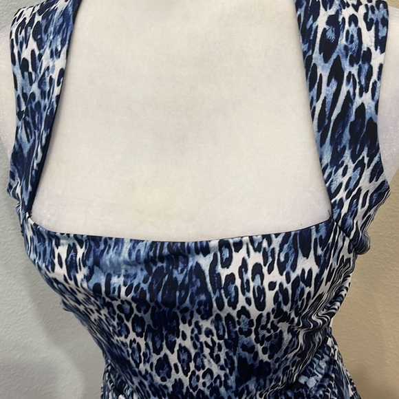 Blue leopard print cache size S - Picture 3 of 10